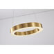 Canada LED 16 inch Gold LED Chandelier Ceiling Light